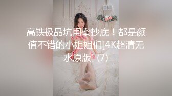 高铁极品坑闺蜜抄底！都是颜值不错的小姐姐们[4K超清无水原版] (7)