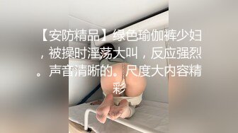 【安防精品】绿色瑜伽裤少妇，被操时淫荡大叫，反应强烈。声音清晰的。尺度大内容精彩